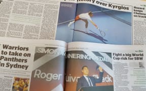 NZ Herald sport pages