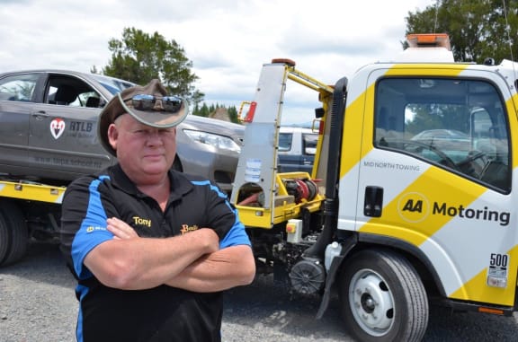 Northland Tow Truck Owner and founder of the Kaikohe Community Patrol Tony Taylor