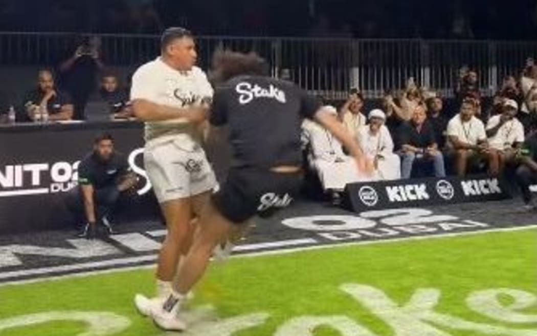 Kevin Proctor took a heavy hit at the Dubai Runit event at the weekend.