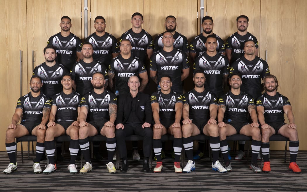 The New Zealand Kiwis team to take on Tonga in 2019.