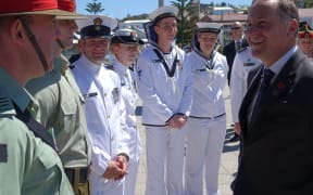 John Key in Albany
