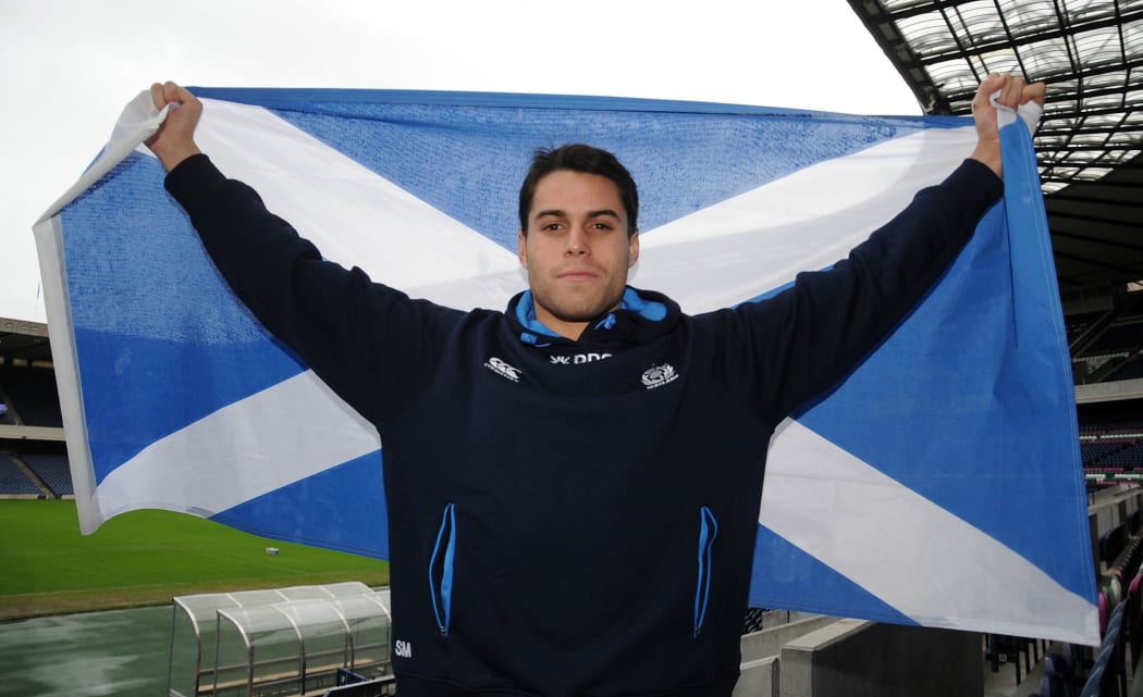 Former New Zealand rugby player Sean Maitland now plays under the Scottish flag.