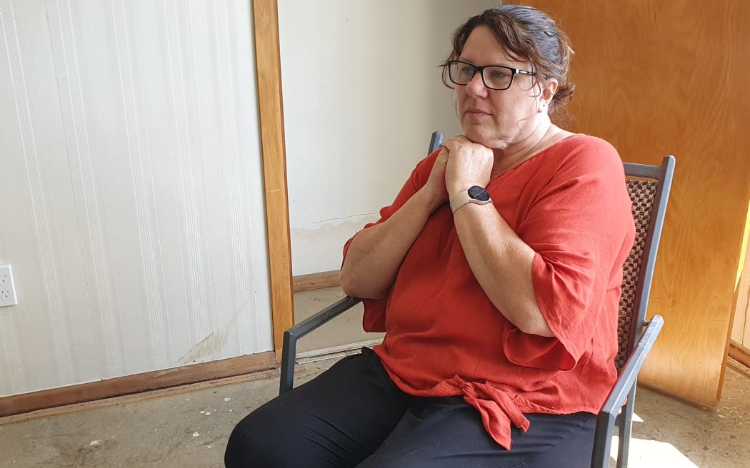 Jo Cox, in Waipawa, whose last call from her daughter as floodwaters rose during Cyclone Gabrielle was to say no one was coming.