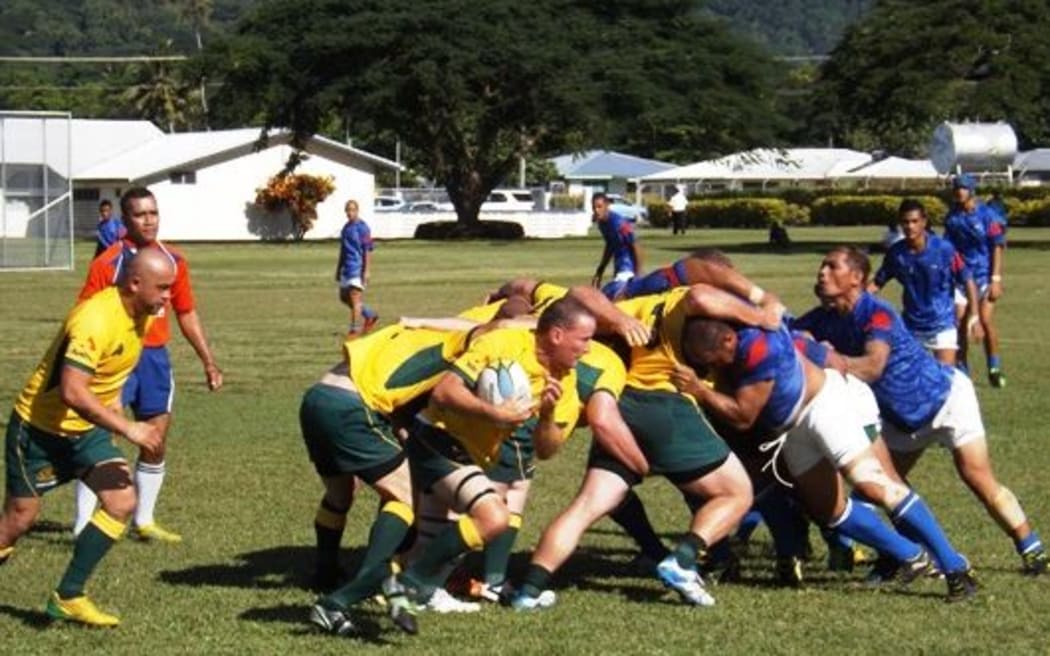 Samoa and Australia play the first ever deaf rugby match in Samoa.