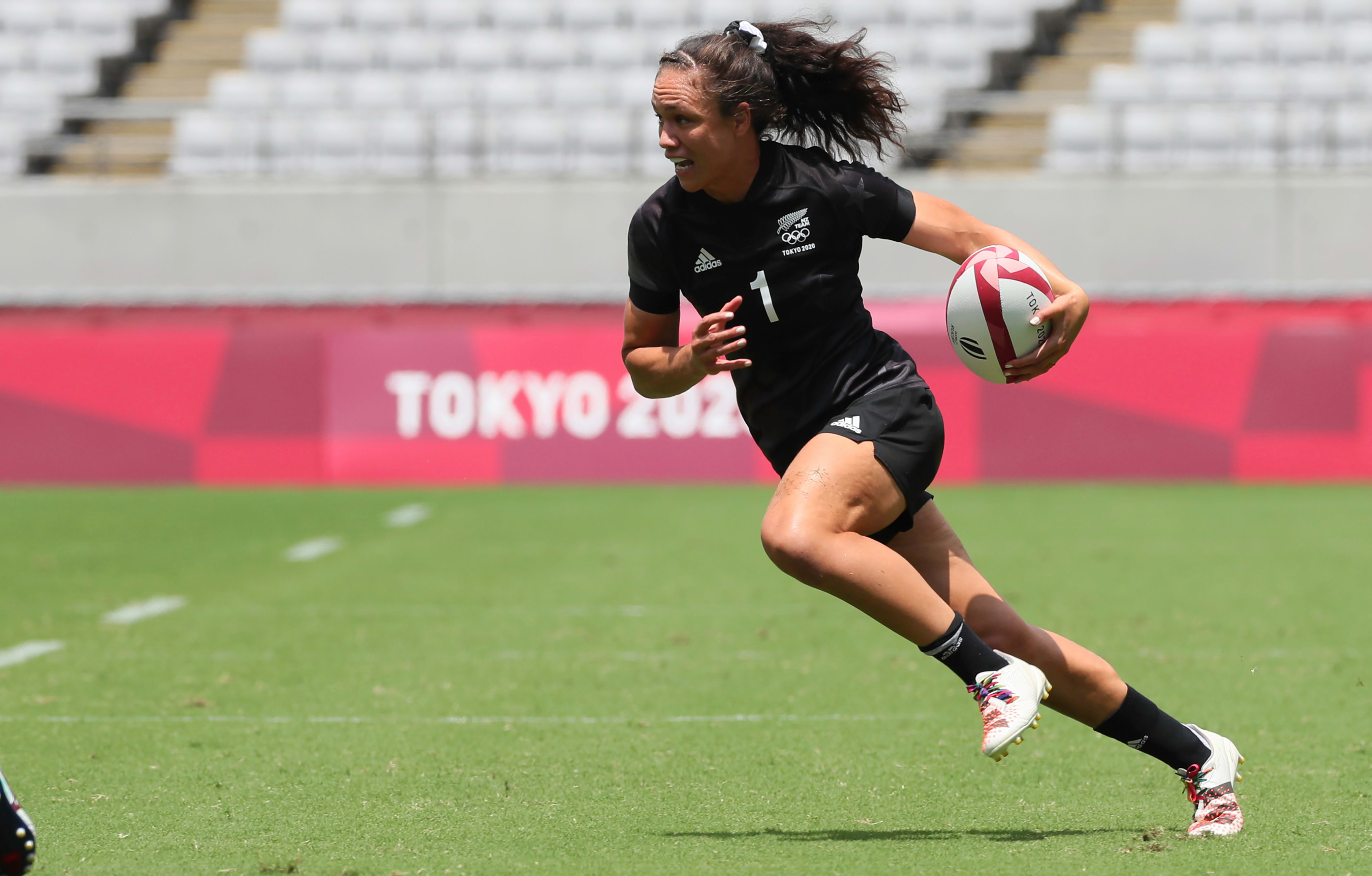 Ruby Tui during New Zealand v Keniya, Tokyo 2020 Olympic Games Rugby Women's Pool A match at Tokyo Stadium, Tokyo, Japan on Manday 29th July 2021.Mandatory credit: @ Kenji Demura / www.photosport.nz
