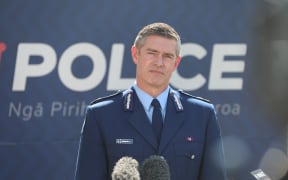 Police Commissioner Andrew Coster speaks to media in Auckland regarding the joint IPCA and OPC report.