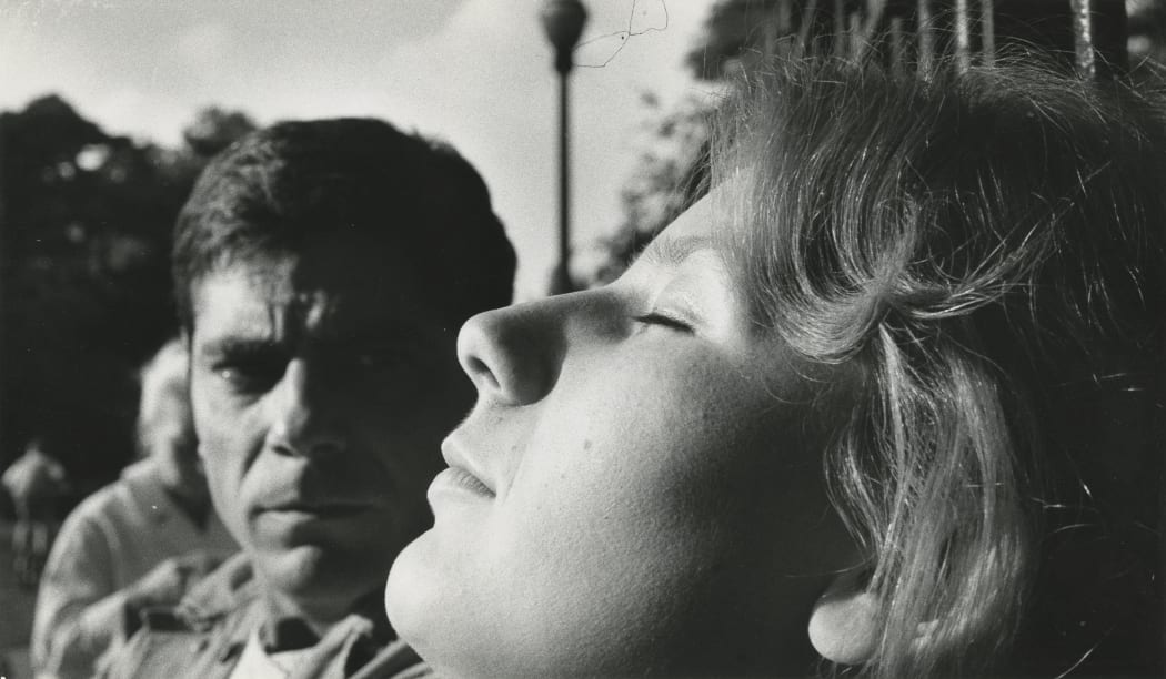 Davos Hanich and Hélène Chatelain in happier times, before the war, in Chris Marker’s La Jetée (1962)