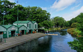 Antigua Boatsheds at Avon River, Christchurch.