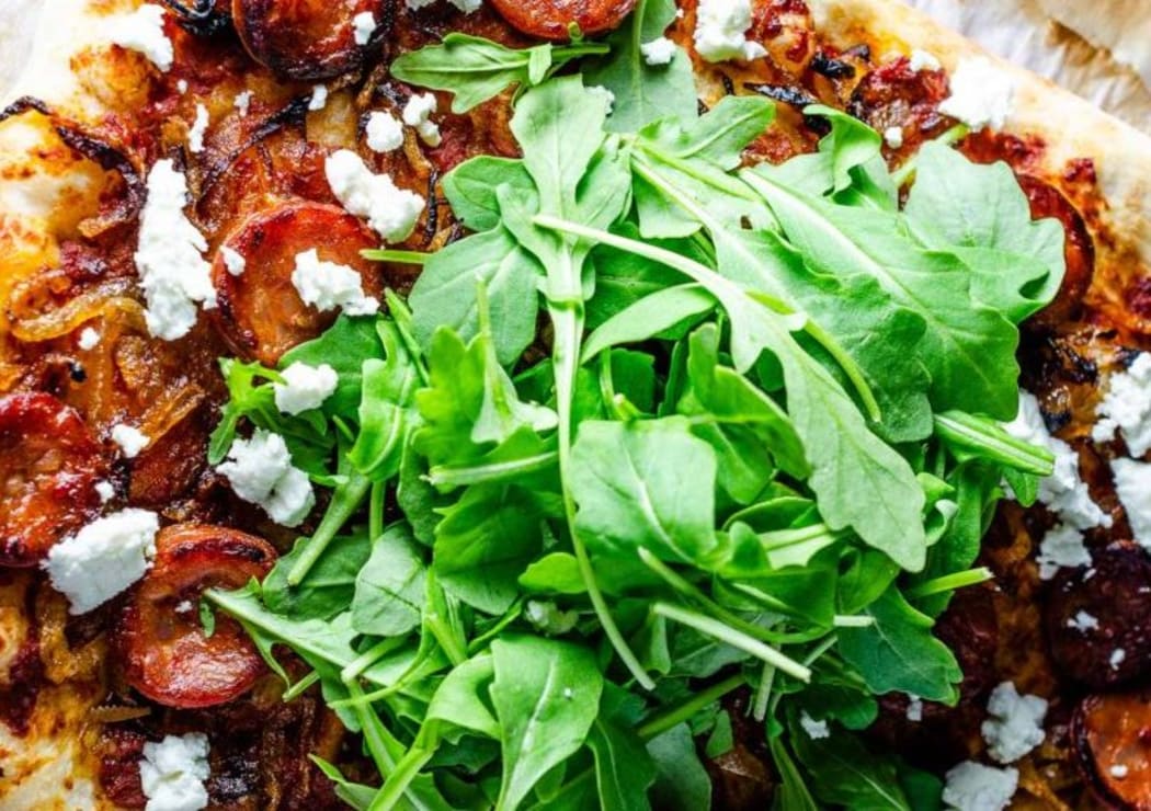 chorizo pizza
