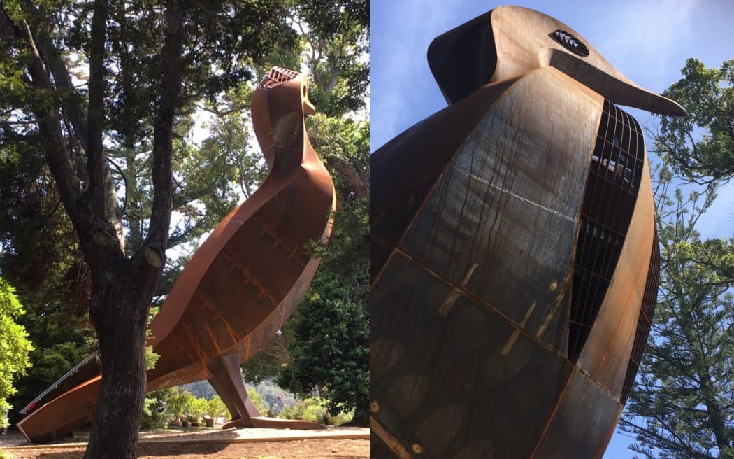 The slide at Harrier Point Park