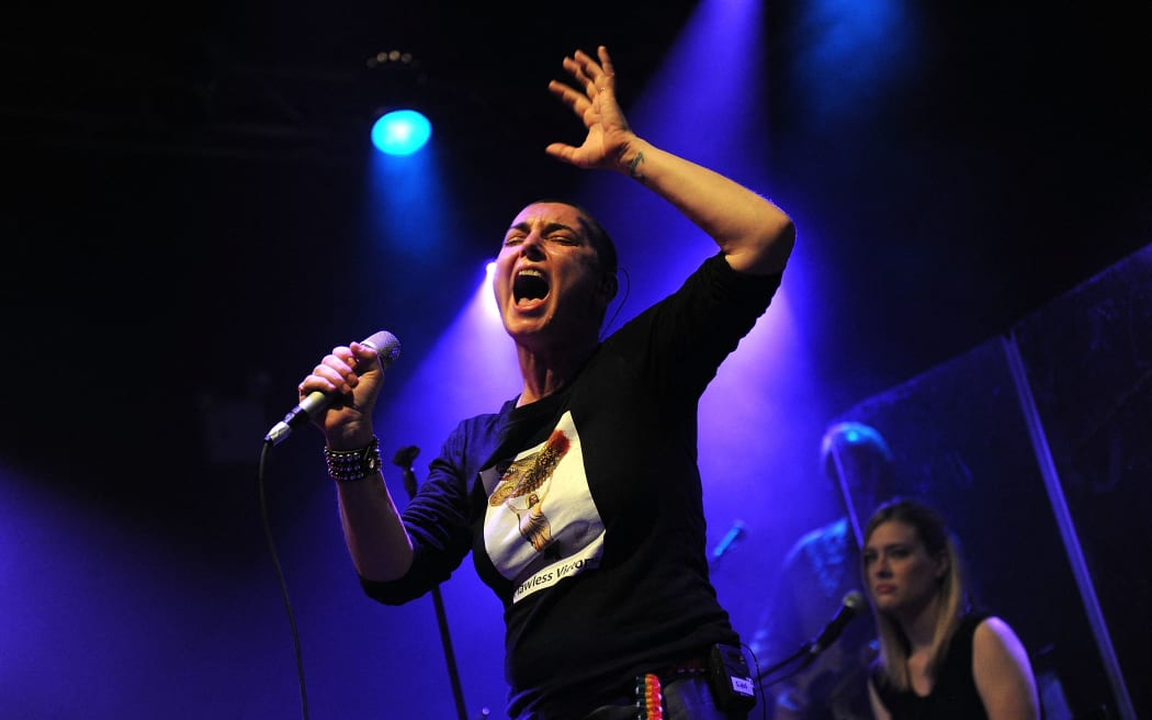 Musician Sinéad O'Connor performs at the Highline Ballroom on 23 February, 2012 in New York City.