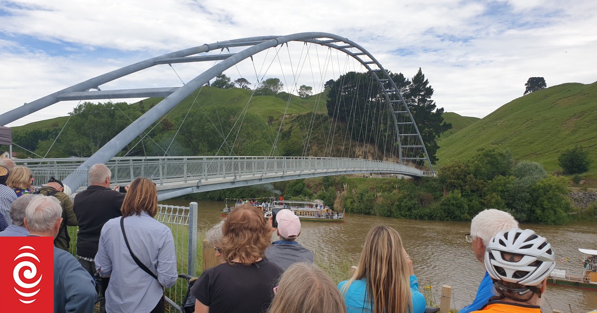 Tauranga Pedestrian Overbridge: LED Puck in Milestone NZ Footbridge