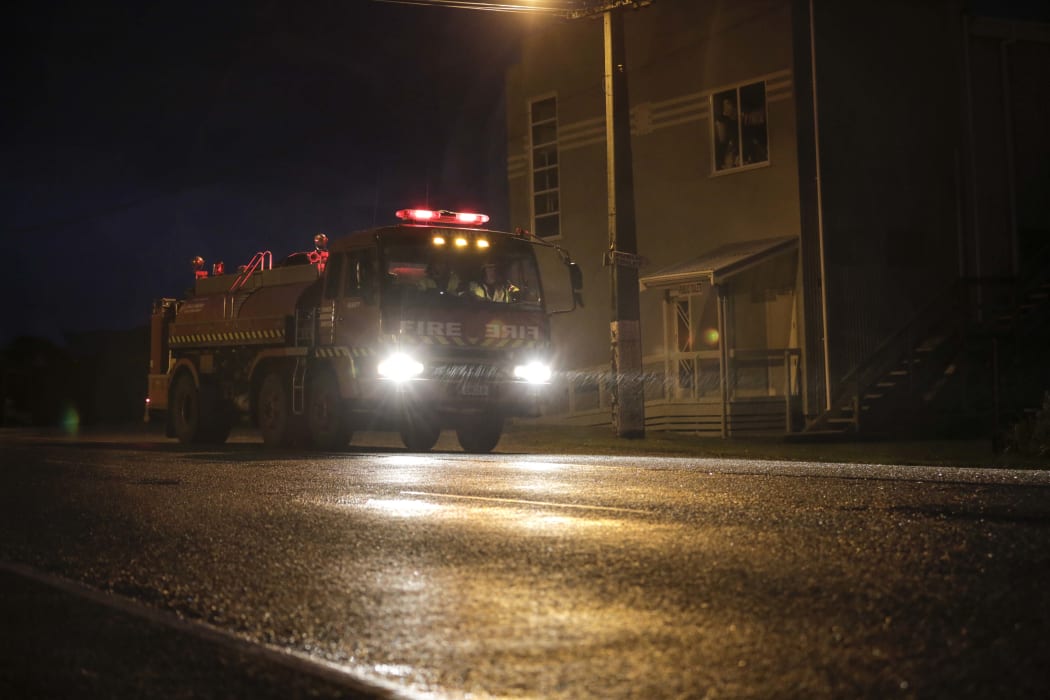 Emergency services help some residents in Granity evacuate overnight as former cyclone Gita hits the coast.