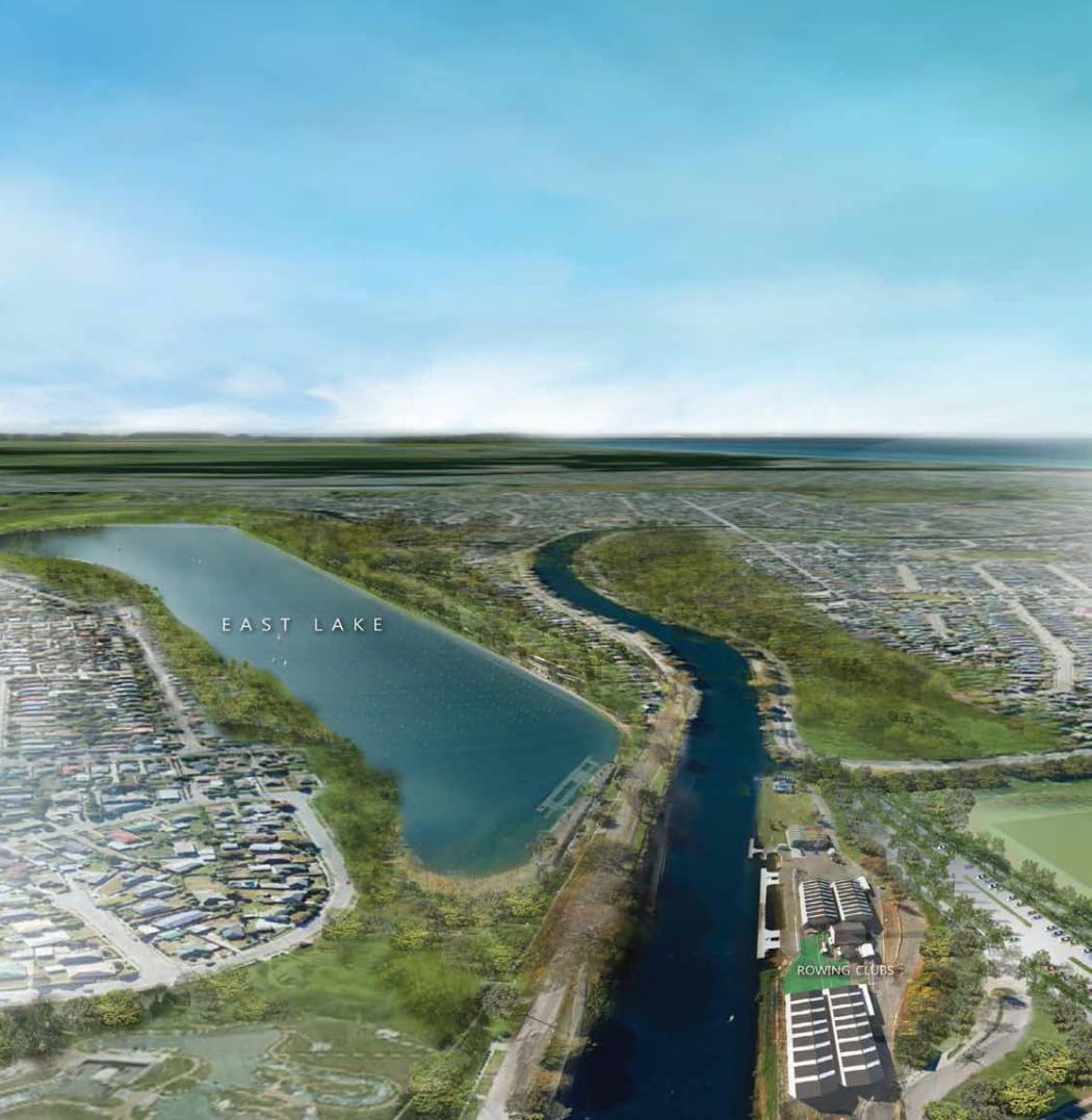 An image of the proposed area in Christchurch's red zone.