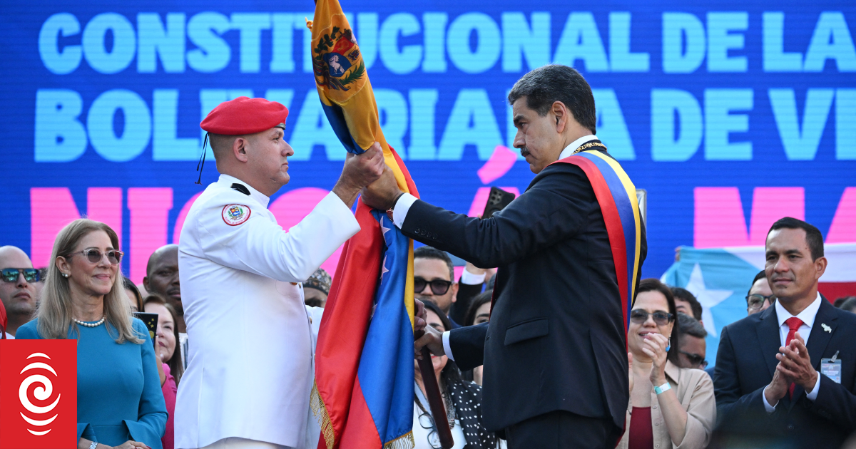 Venezuela's Maduro sworn in as US raises reward for his capture RNZ News