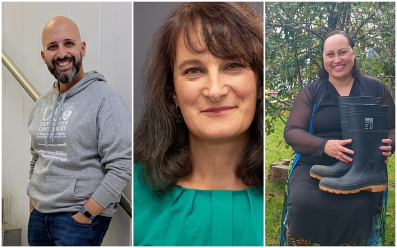 From left: Ekant Veer, Katy Gosset and Marama T-Pole.