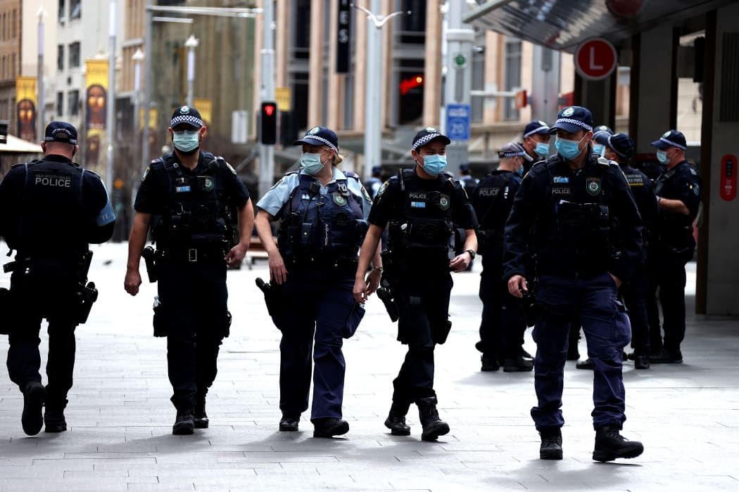 Sydney police warned officers would be out in force in the city centre today, in case of any disruption or protests, but all was quiet.