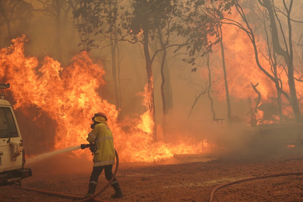 Hundreds of firefighters have been battling the blaze since Monday.