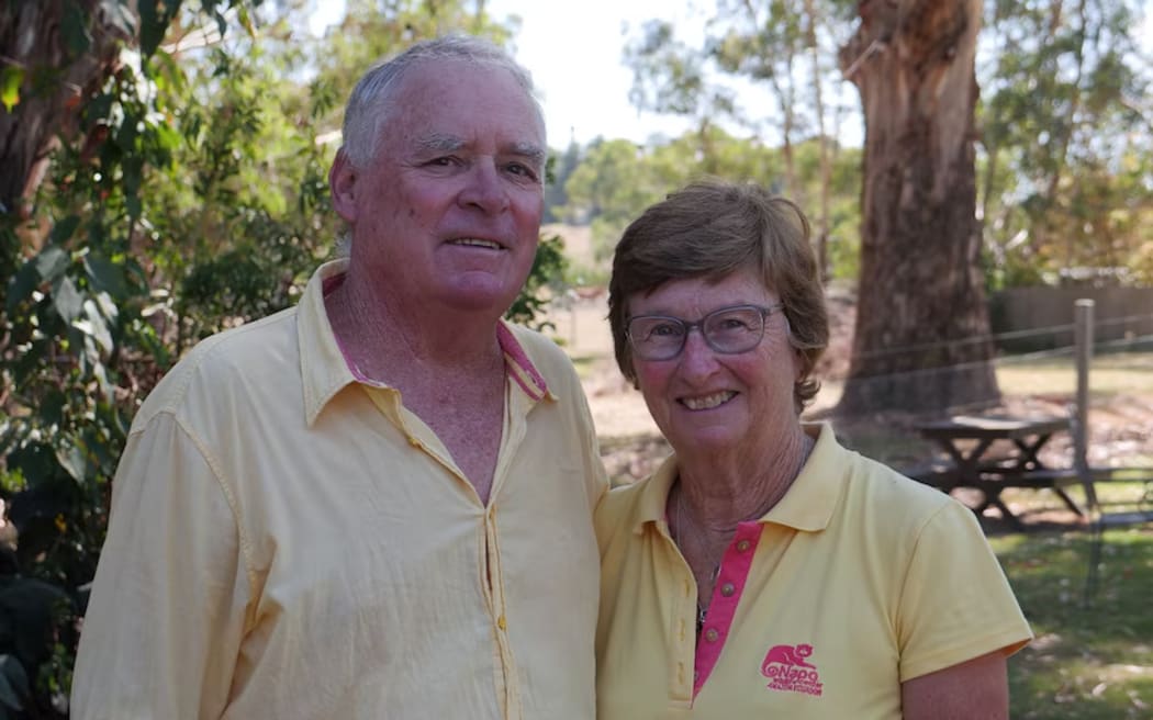 Adrian Sykes and Jan Giles introduced their "tariffs" to show solidarity with Ukraine. (