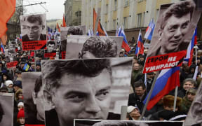 Thousands march in Moscow in memory of Boris Nemtsov.