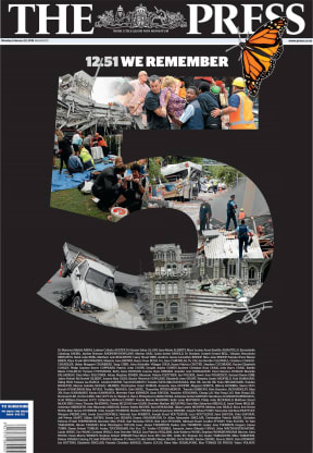 How The Press marked the fifth anniversary in 2016.