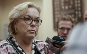 05072016 Photo: Rebekah Parsons-King. Caucus run. Judith Collins.