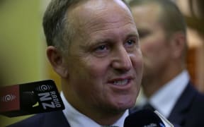 John Key at caucas run this morning.