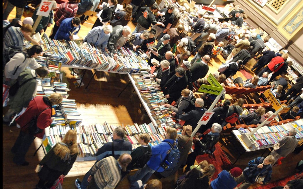The famous Regent Theatre’s 24 Hour Book Sale in Dunedin is reportedly the Southern Hemisphere’s largest second-hand book sale