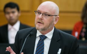 Executive director of the Drug Foundation Ross Bell, speaks to the Health Committee about a petition to change cannabis law.