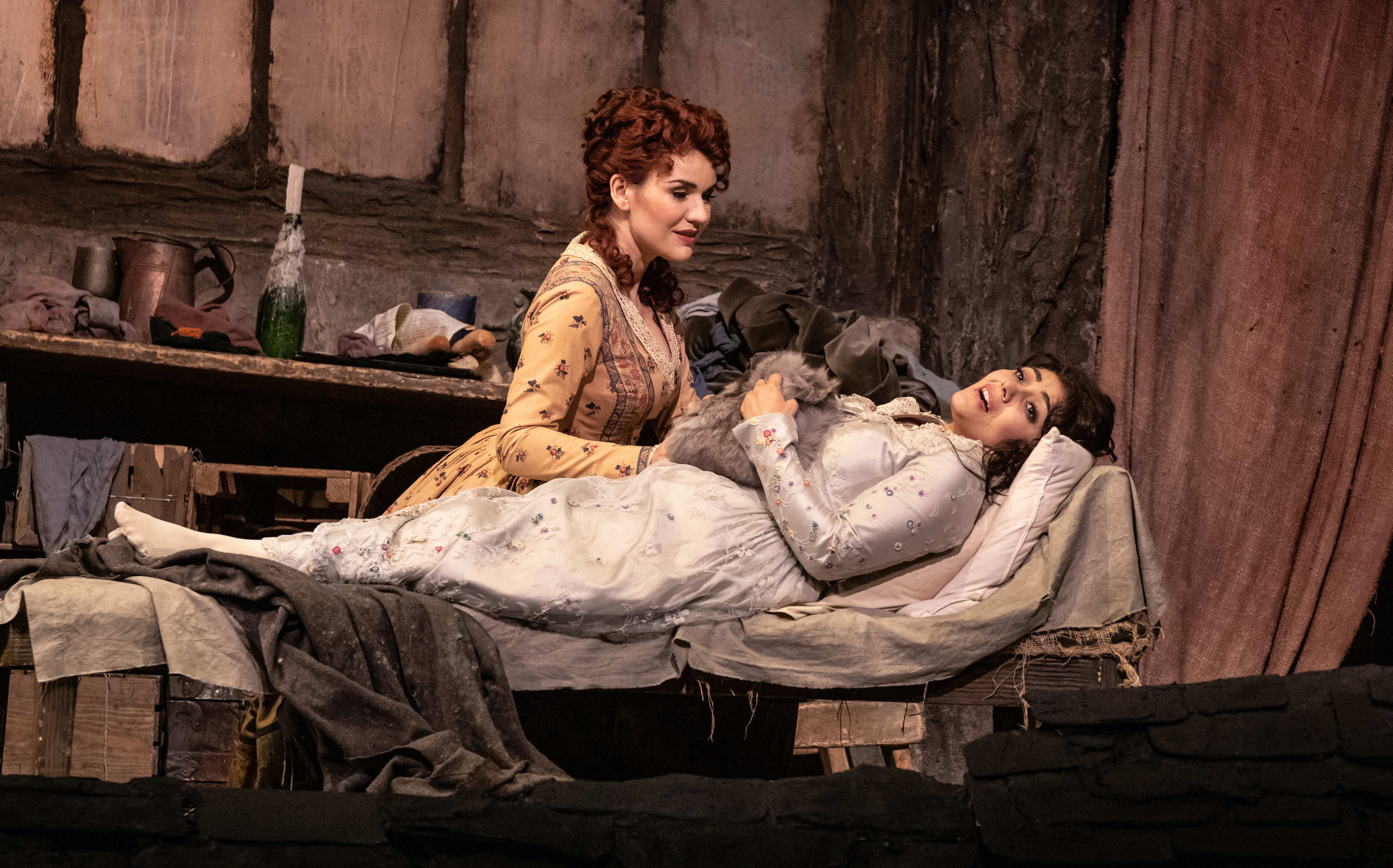 Olga Kulchynska as Musetta & Ailyn Pérez as Mimi