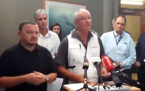 This afternoon's Civil Defence news conference.