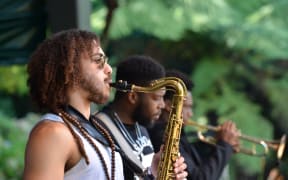 Ezra Collective performing at WOMAD 2020