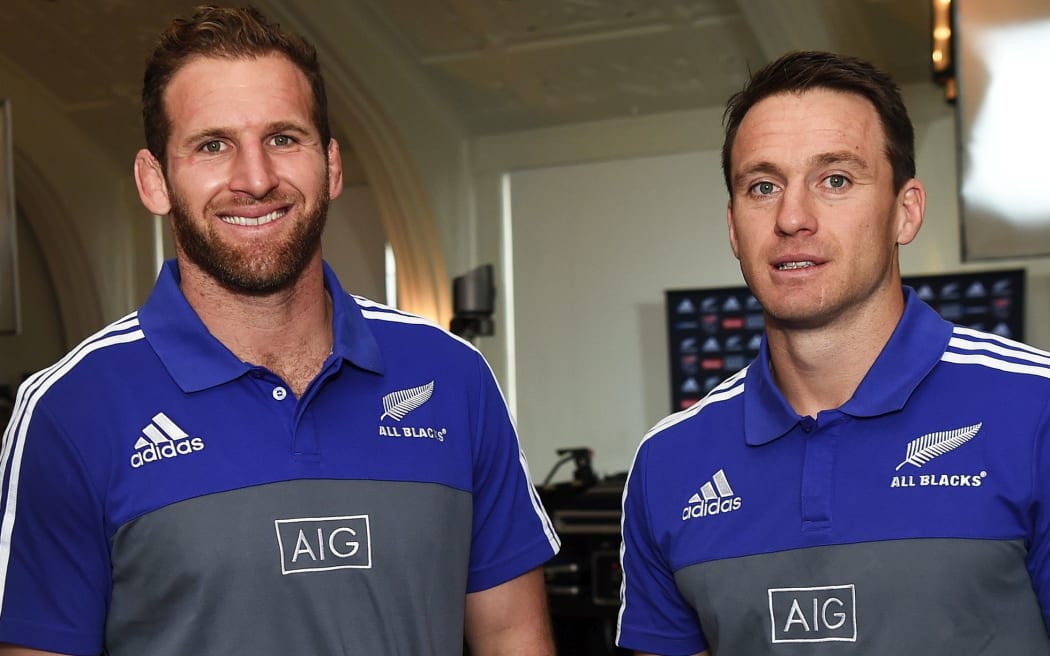 All Blacks Captain Kieran Read and vice captain Ben Smith.