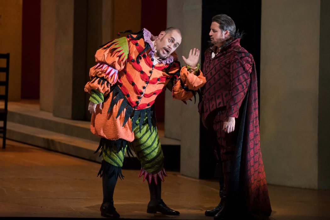 Rigoletto & the Duke of Mantua at Chicago Lyric Opera
