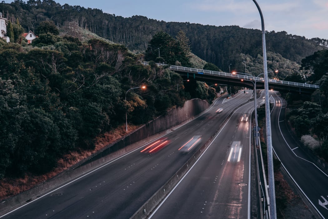Wellington motorway on the morning of 26  March