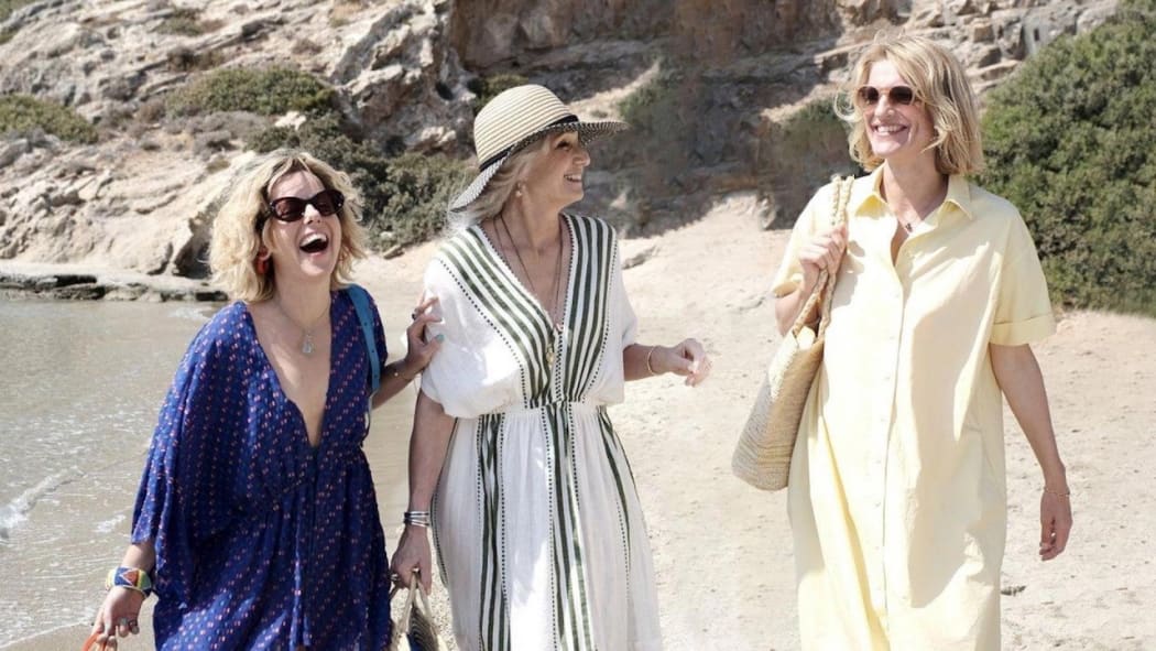 Still image from the 2022 French comedy film Two Tickets to Greece.
