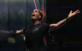 New Zealand squash player Paul Coll.