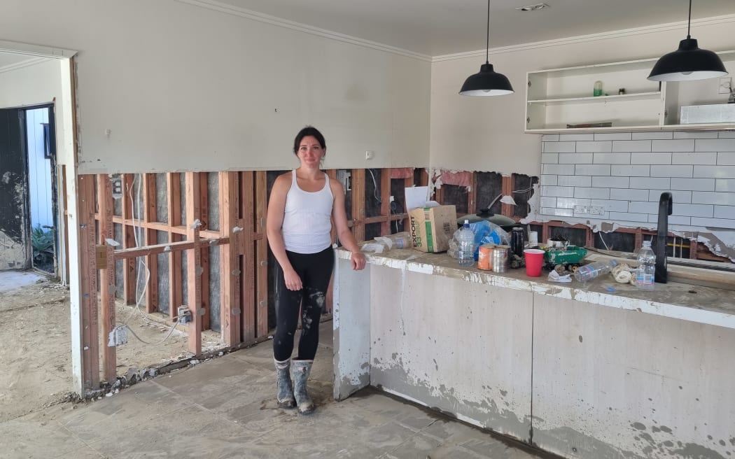 Danelle Kendrick standing in her Eskdale home.