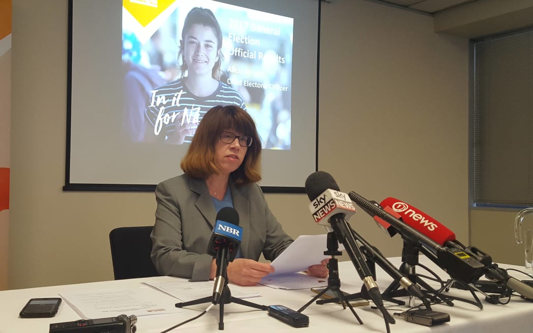 Chief Electoral Officer Alicia Wright