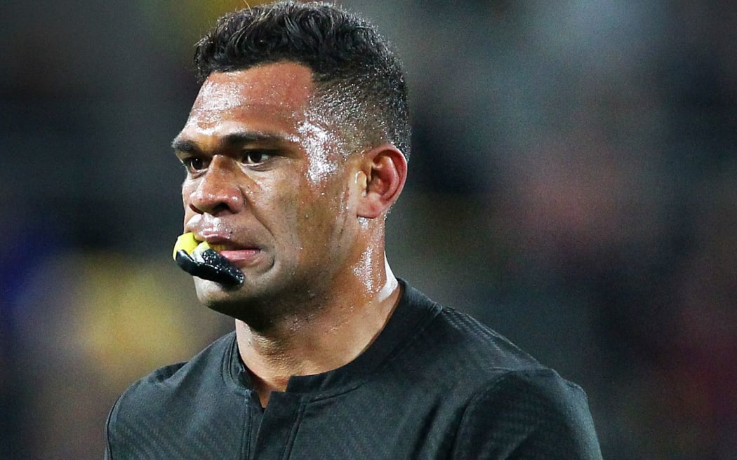 All Blacks' midfielder Seta Tamanivalu.