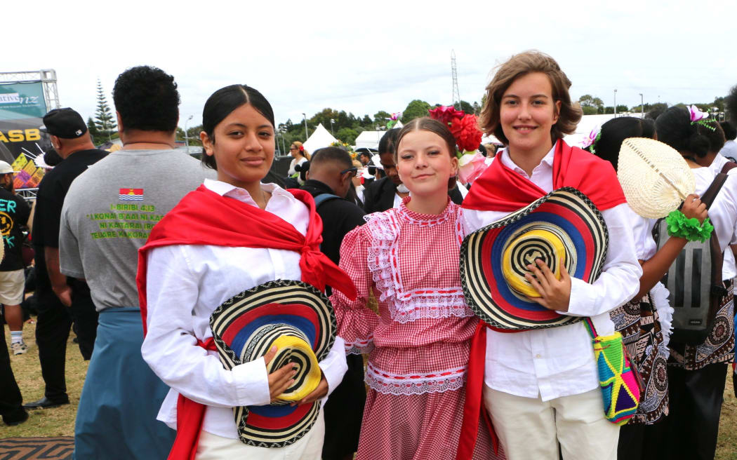 Manurewa High School's Colombian group