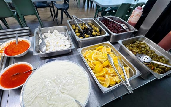 The feast for Ramadan at the Mangere Refugee Centre.