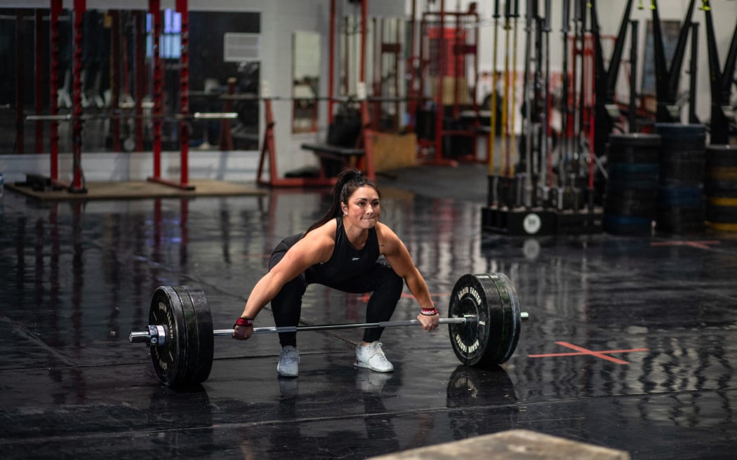 Weightlifter Megan Signal