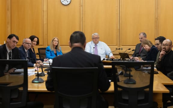 The Clerk of the House of Representatives, David Wilson taking part in Parliament's triennial Standing Orders Review.