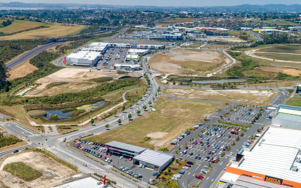 Auckland's Westgate Town Centre looking south