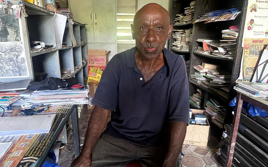 Spokesman for the evicted Baruni residents, Peter Laiam. Photographed in Port Moresby on Mar.16, 2025.