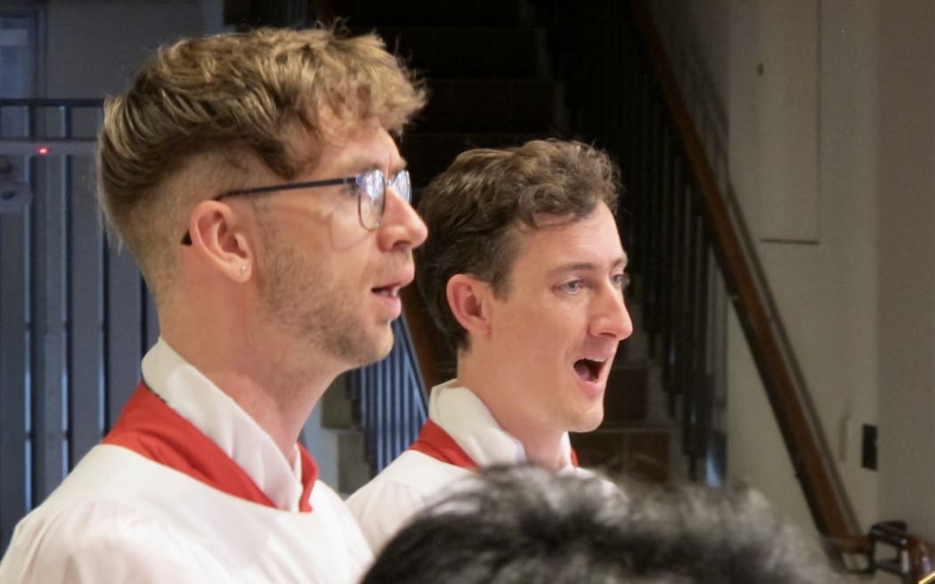 Members of the cathedral choir