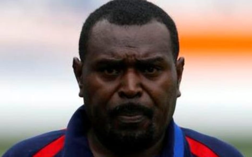 Vanuatu football coach Moise Poida.