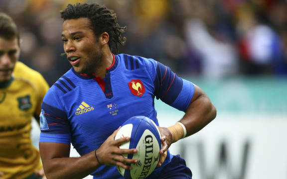 France winger Teddy Thomas in action.