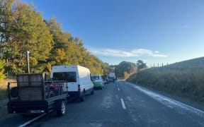 A crash on SH1 just north of Greta Valley in North Canterbury has stopped traffic moving both directions.